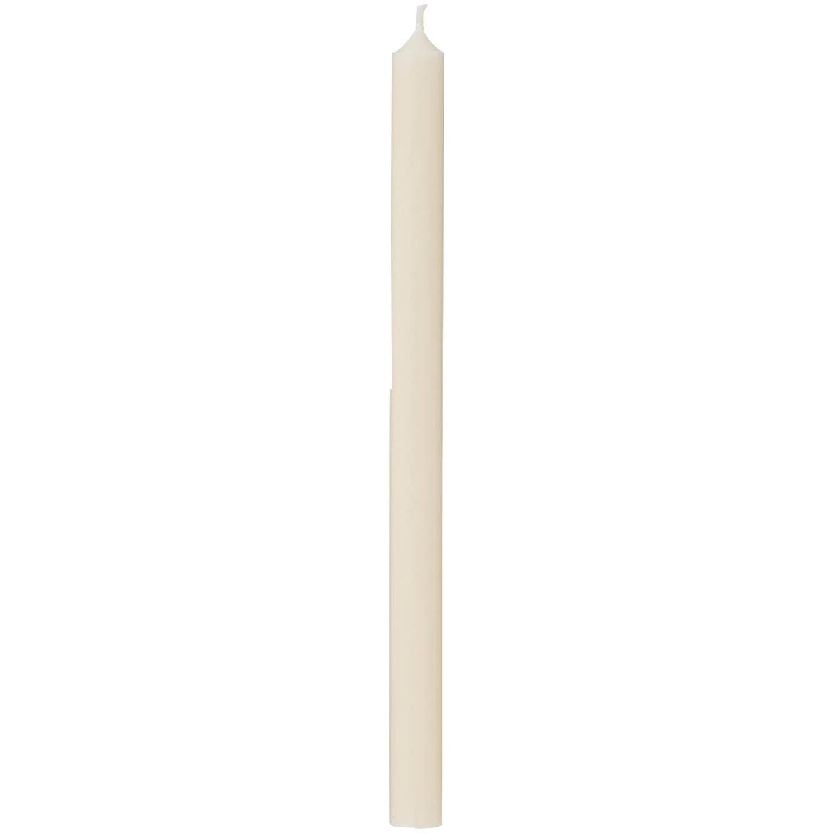 Cremefarbene dünne Stabkerze von Ib Laursen, 20 cm hoch, Nordic Swan
