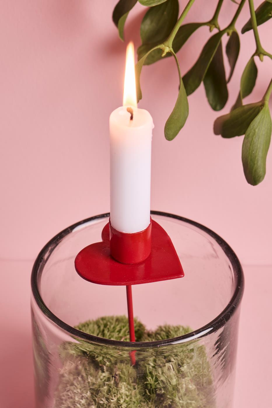 Windlicht von Ib Laursen, mundgeblasenes Glas, Ø 12 cm