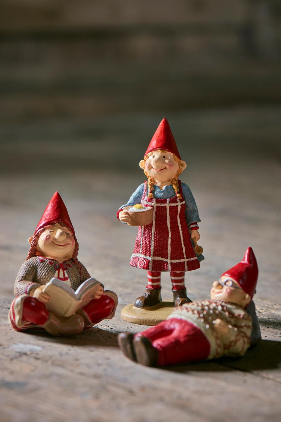 Ribe-Nisse Agnes mit Milchreisschale von Ib Laursen, 14 cm