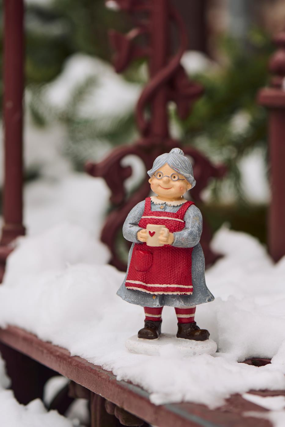 Ribe-Nisse Frau Weihnachtsmann von Ib Laursen, 13,9 cm
