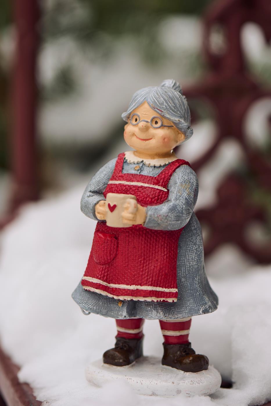 Ribe-Nisse Frau Weihnachtsmann von Ib Laursen, 13,9 cm