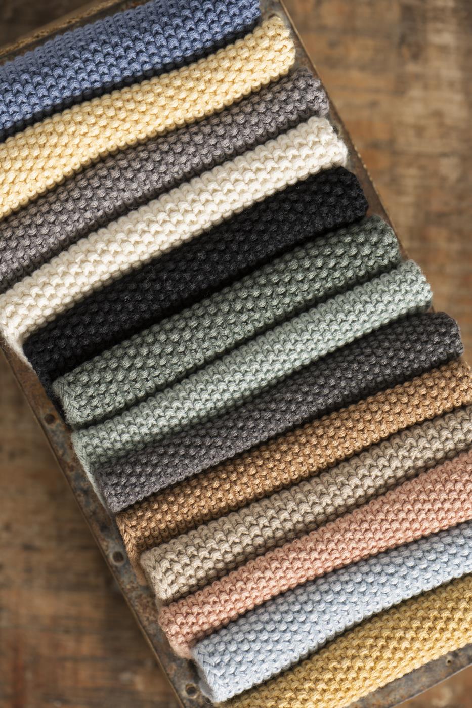 Spüllappen Mynte von Ib Laursen, gestrickt