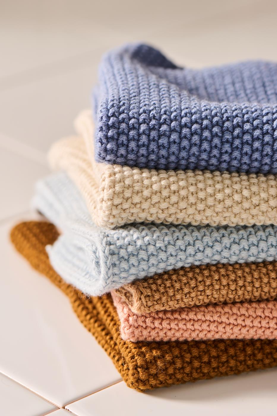 Spüllappen Mynte von Ib Laursen, gestrickt