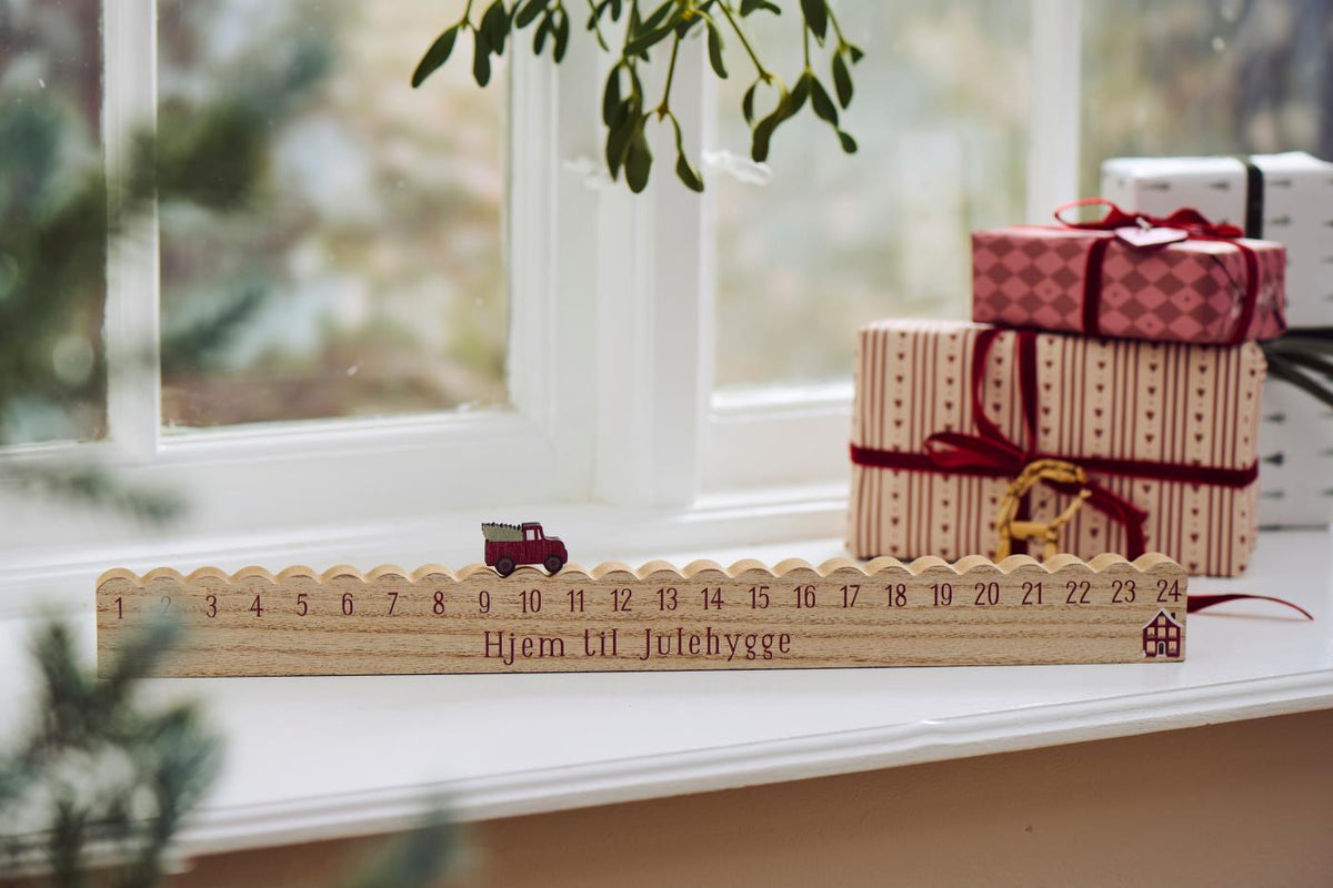 Weihnachtskalender von Ib Laursen, Leiste mit Lastwagen